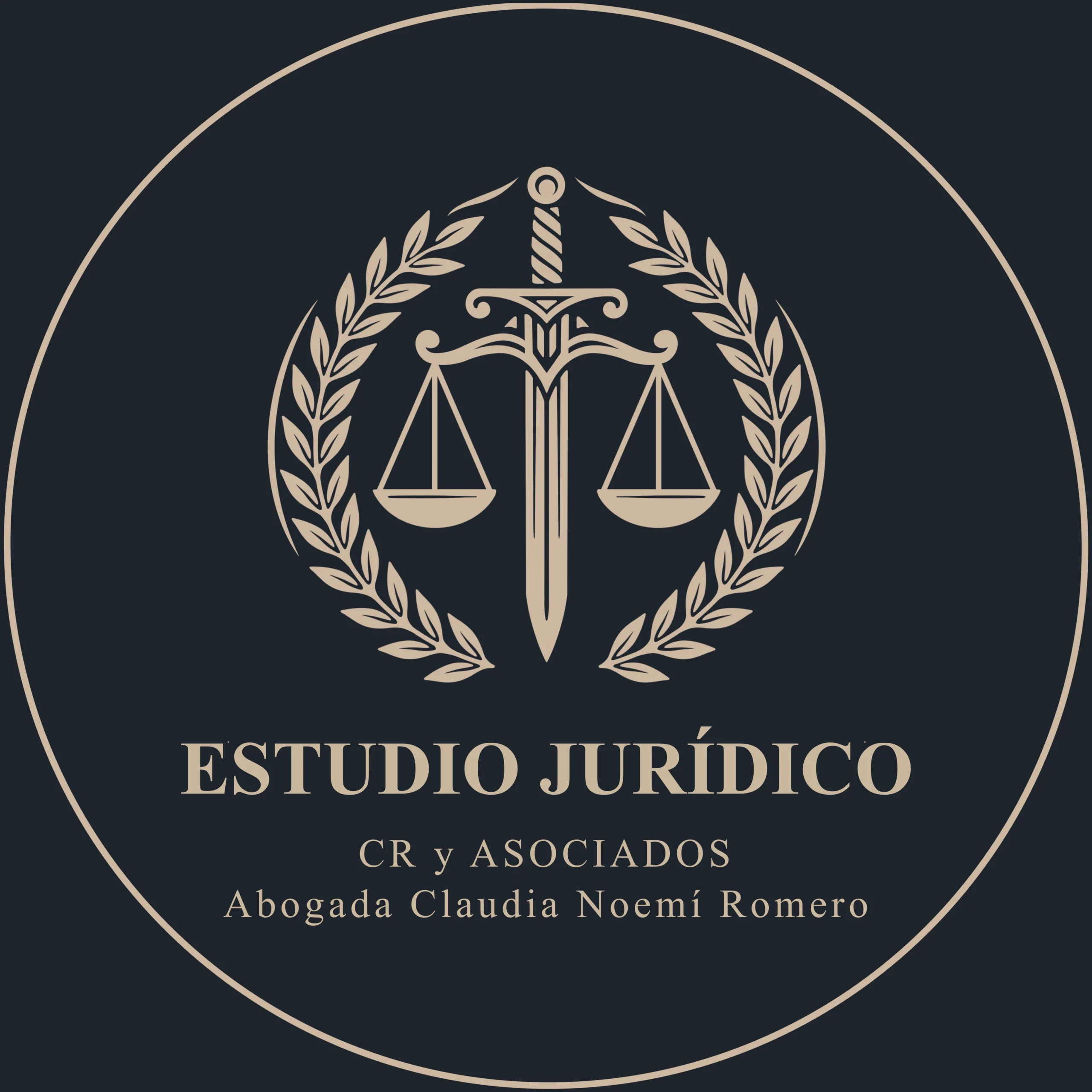 Logo. Estudio Jurídico en Corrientes Capital. Abogada Claudia Romero & Asociados.